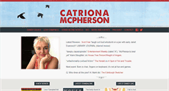 Desktop Screenshot of catrionamcpherson.com